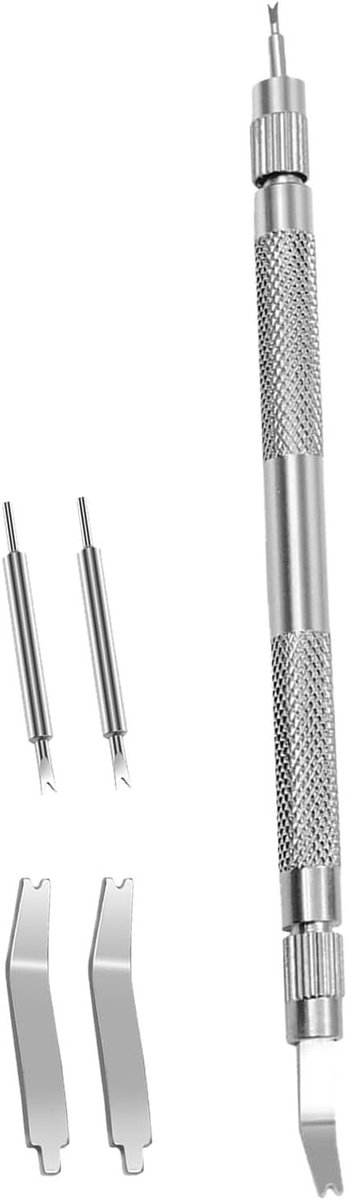 Vervangingsset voor horlogeband pennen, horlogestraps, veerbouten en reparatools met duurzame roestvrijstalen pins voor horlogebanden (1 set bevat 2 reservekabels)