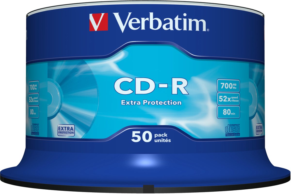 Verbatim 43351 CD-R 80 disc 700 MB 50 stuk(s) Spindel