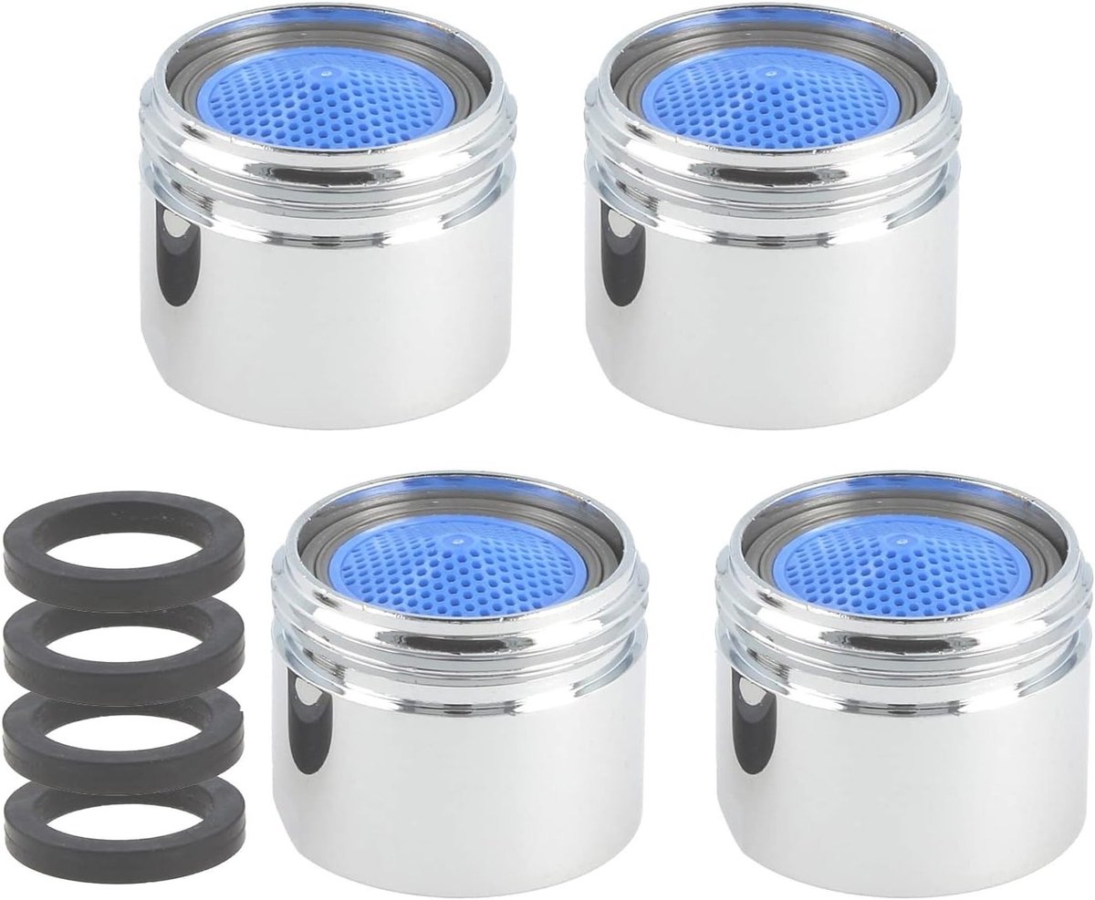 Jet Regulator voor Keuken en Badkamer met ABS Filter, Geschikt voor Kraan, Wastafel en Spray Nozzle - M18/M20/M22/M24/M28 x 4, Mannelijk Draad