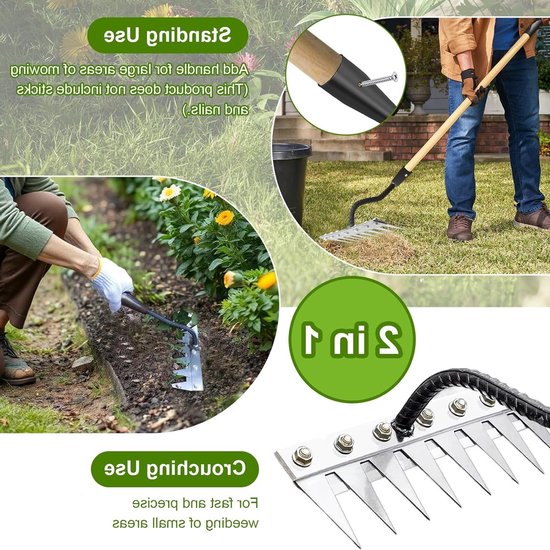 Draadloze Tuin Riek voor Intensief Gebruik - Krachtige Tuinier Gereedschap voor Efficiënte Tuinonderhoud van Merkloos	 — afbeelding 2