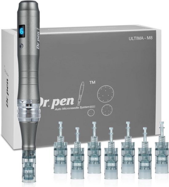 Dr.pen M8 Ultima Origineel - Microneedling - Huidverzorging - Dermapen - Incl. 4 cartridges