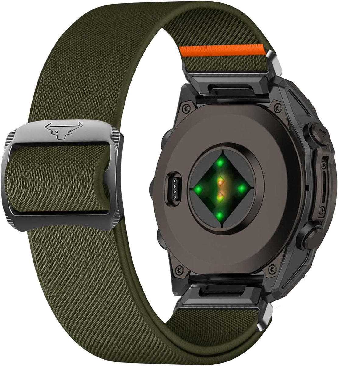 Nylon Horlogeband 26 mm voor Fenix 8, Enduro 3, Descent Mk3i en Tactix 7 - Vervangende Strap voor Sporthorloges, Duurzaam en Comfortabel