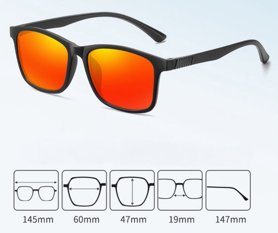 Sport Zonnebril - 2 Stuks - 16g Ultralicht - Lifestyle Zonnebril - Trendy Zonnebril - UV400 HD & Stootvast - Waterafstotend - Voor MTB & Outdoor - Heren & Dames - Bruin & Zwart van Merkloos — afbeelding 2