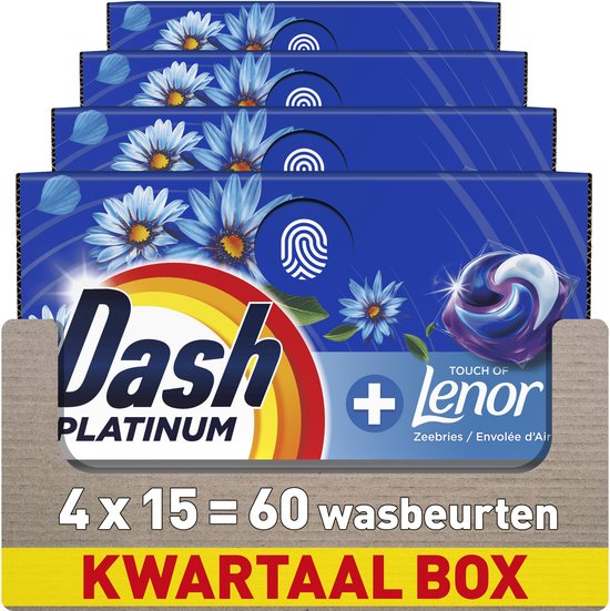 Dash Wasmiddel Pods® - Ocean Breeze - 4 x 15 Wassen