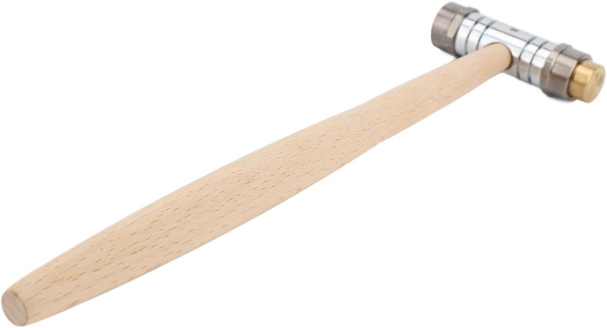 Kleine Dubbele Hamer van Messing en Kunststof voor Fijne Ambachten en Sieraden met Ergonomisch Ontwerp en Comfortabele Grip