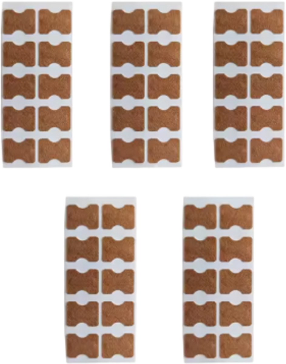 50 Stuks Nagelcorrectiestickers voor Ingegroeide Teennagels – Ingegroeide Nagel Corrector Pleisters - Nagelverzorging Strips tegen Paronychia, Pedicure Behandeling en Nagel Herstel Correctie Tool