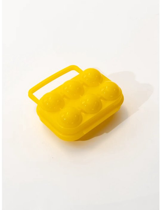 Happy Rhino - Kunststof Eierdoos Voor 6 Eieren - Overige kookbenodigdheden - 65g - 15.5 x 15 x 7 cm van Happy Rhino — afbeelding 3