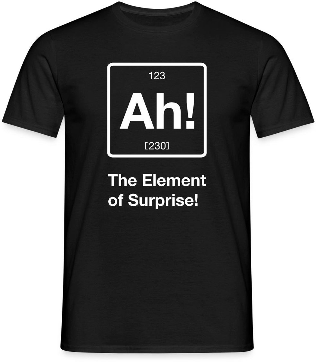 Ah Element Van Verrassing T-Shirt Heren