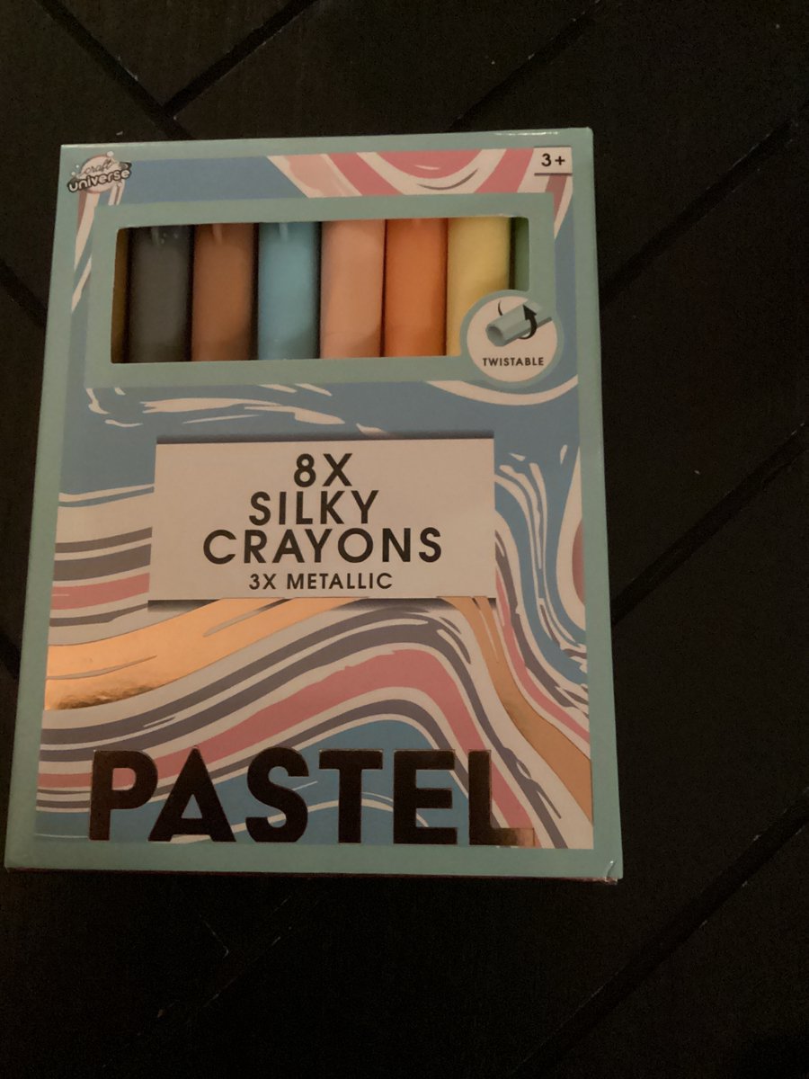 Silky crayons metalicc