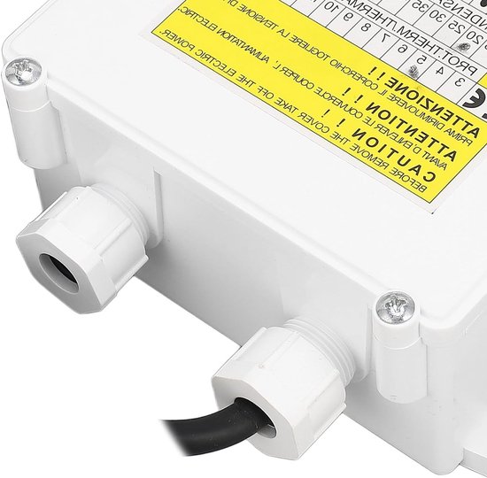 Controlebox voor Dompelpomp 370W met Externe Schakelaar en Thermische Beveiliging - Ideaal voor Waterpompen en Irrigatiesystemen (EU Plug 220V) van Merkloos — afbeelding 5