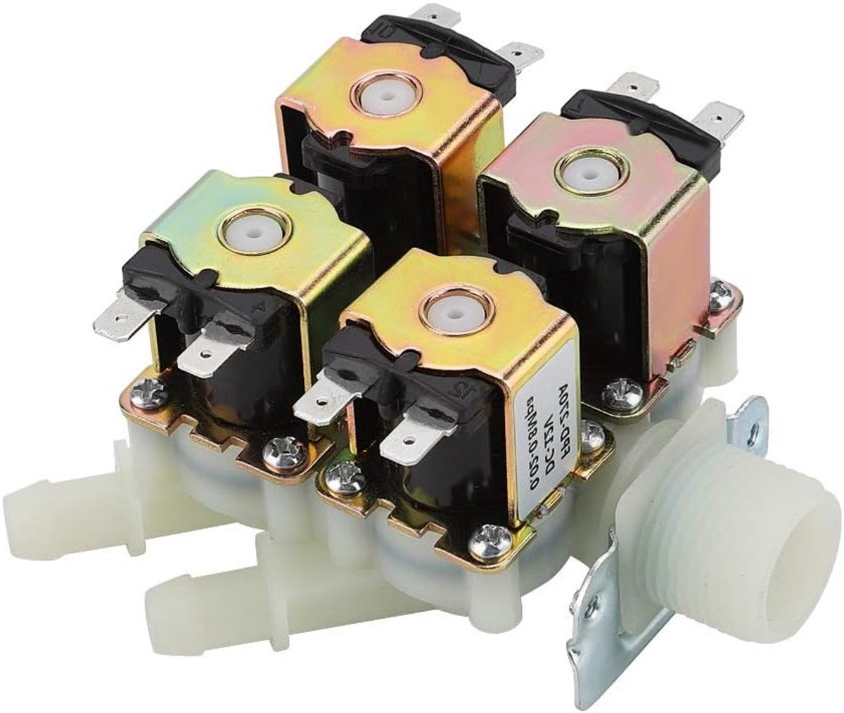 DC 12V G3/4" Plastic Solenoid Ventiel voor Waterafvoer - Normaal Gesloten, DN20, Hoogwaardige Kwaliteit en Betrouwbaarheid