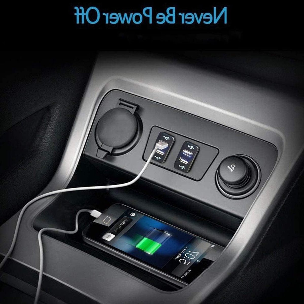 Dual USB Oplaadadapter voor Auto, 12V Voertuig Lader met 2 USB Poorten voor Snelladen en Compatibiliteit met Meerdere Apparaten – foto 5