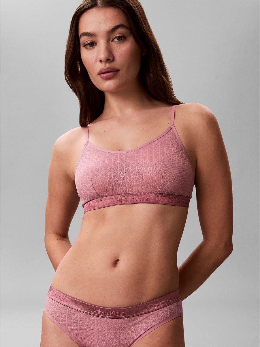 Calvin Klein Ondergoed Bh's Calvin Klein Ongevoerde Bralette - Fashion Wear - Vrouwen Paars