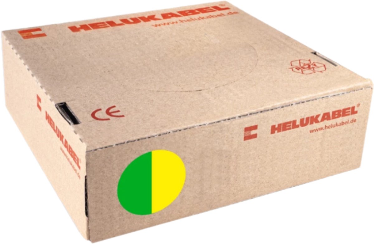 Montagedraad VDS 2.5mm² (H07V2-K) 90°C groen/geel - per rol 100 meter (309002502)