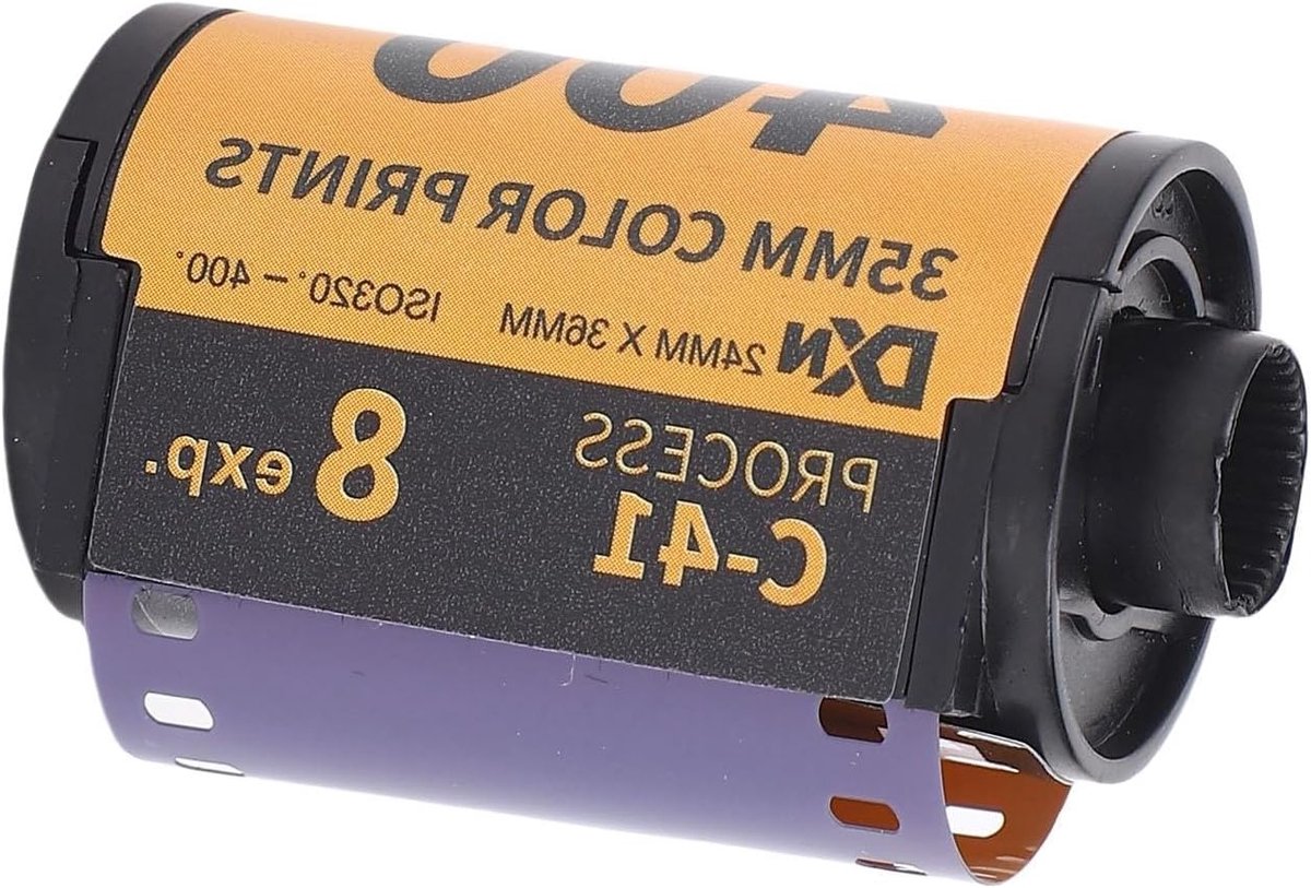 Kleurafdrukfilm 35mm, Hoge Definitie Kleur Negatief Film met Brede Belichtingslatitude, Hoge Scherptediepte en Medium Contrast voor 135 Camera's (8 vellen)
