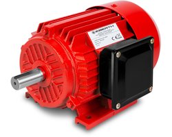 EBERTH Elektromotor 400 V met een vermogen van 1,5 kW, driefasige motor van aluminium, 3-fasig, toerental 2840 tpm, stroomsterkte 3,4 A, vermogensfactor 0,95, asynchrone motor voor industrieel gebruik, 22 kg