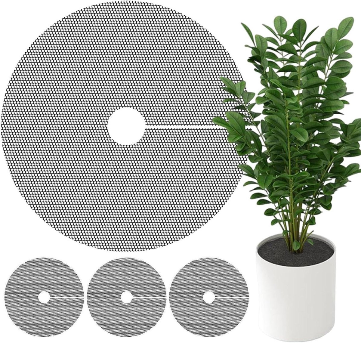Plantenpothoes - Snijbare bescherming - Binnen tuinieren - Huisdier bestendig - 4 stuks - Enkele Attribuut