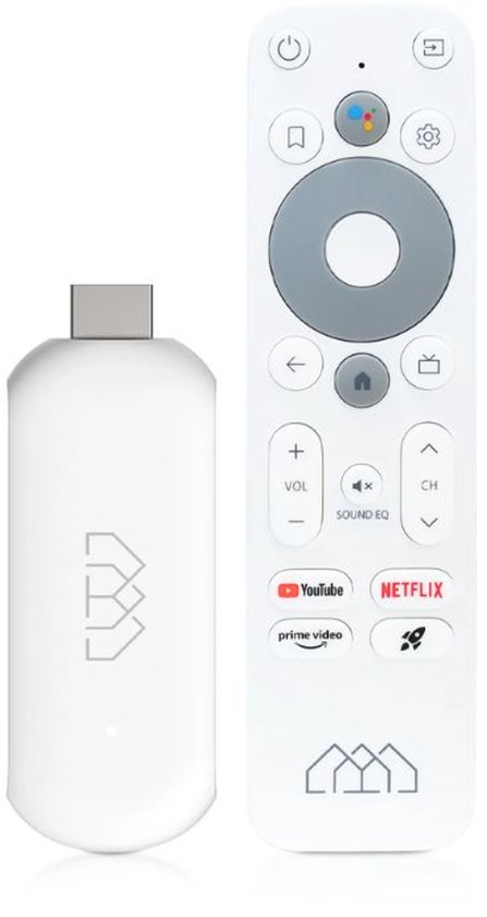 Homatics Stick HD – Android TV 14 Streaming Stick – Full HD – 32GB – Google Cast – Hey Google