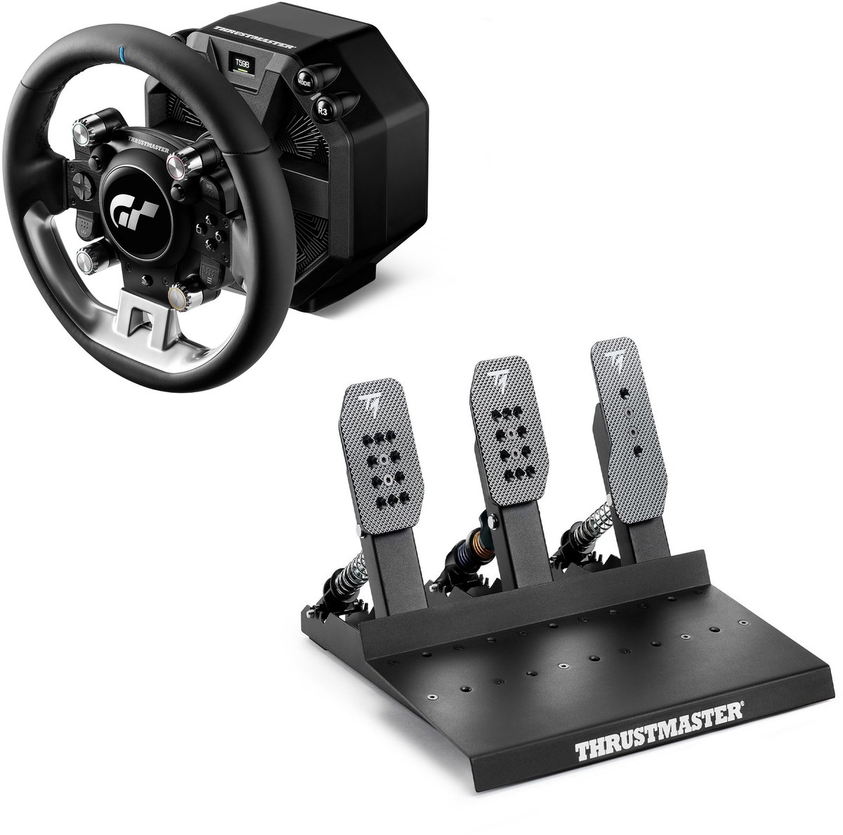 Thrustmaster T598 Direct Drive Sim Racing Bundle (PS5 / PS4 / PC) – Direct Axial Drive 5Nm/10Nm Peak + GT Wheel Add-On + Raceline Pedals III LC – Direct Drive Sim Racing Set - PC - PS4 - PS5