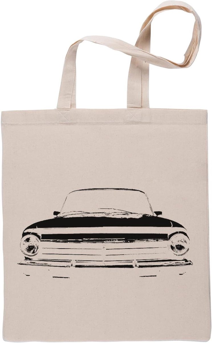 Boodschappentas - Draagtas - Boodschappen doen - Op maat gemaakt - 42 cm - Beige