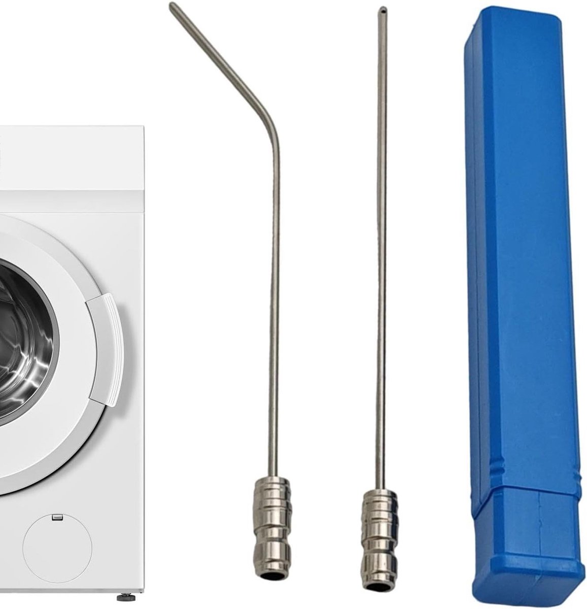 Reinigingssproeier - Hogedruk Naald - Efficiënt Reinigen - Roestvrij Staal - 138 x 4 x 1 cm - Zilver