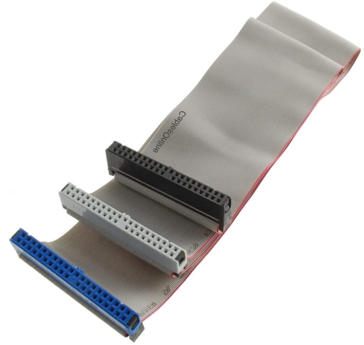 Lintkabel - IDE Kabel - Apparaten Verbinden - 80 Draads - 60 cm - Grijs