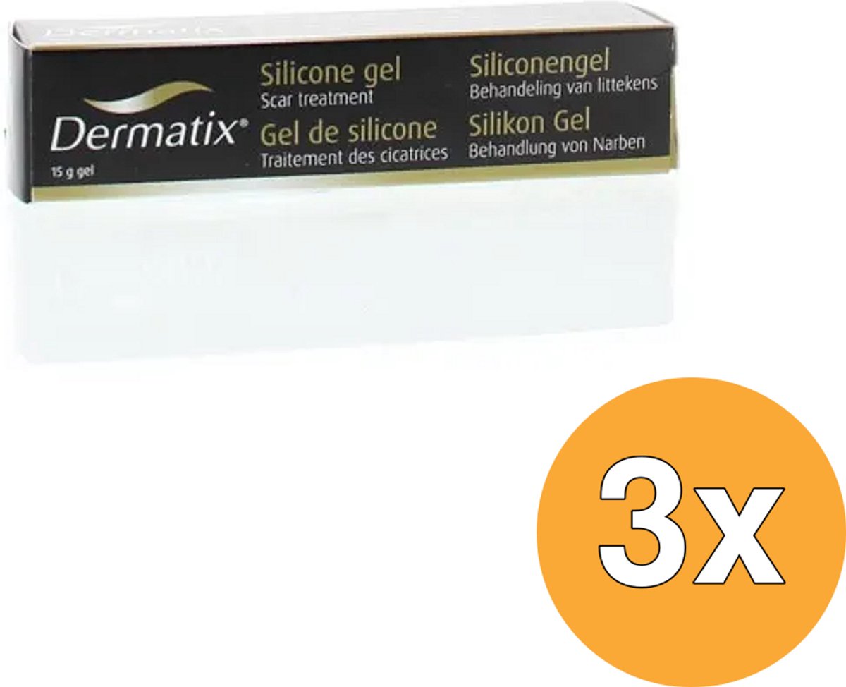 3x Dermatix Siliconen Gel (15 gr)