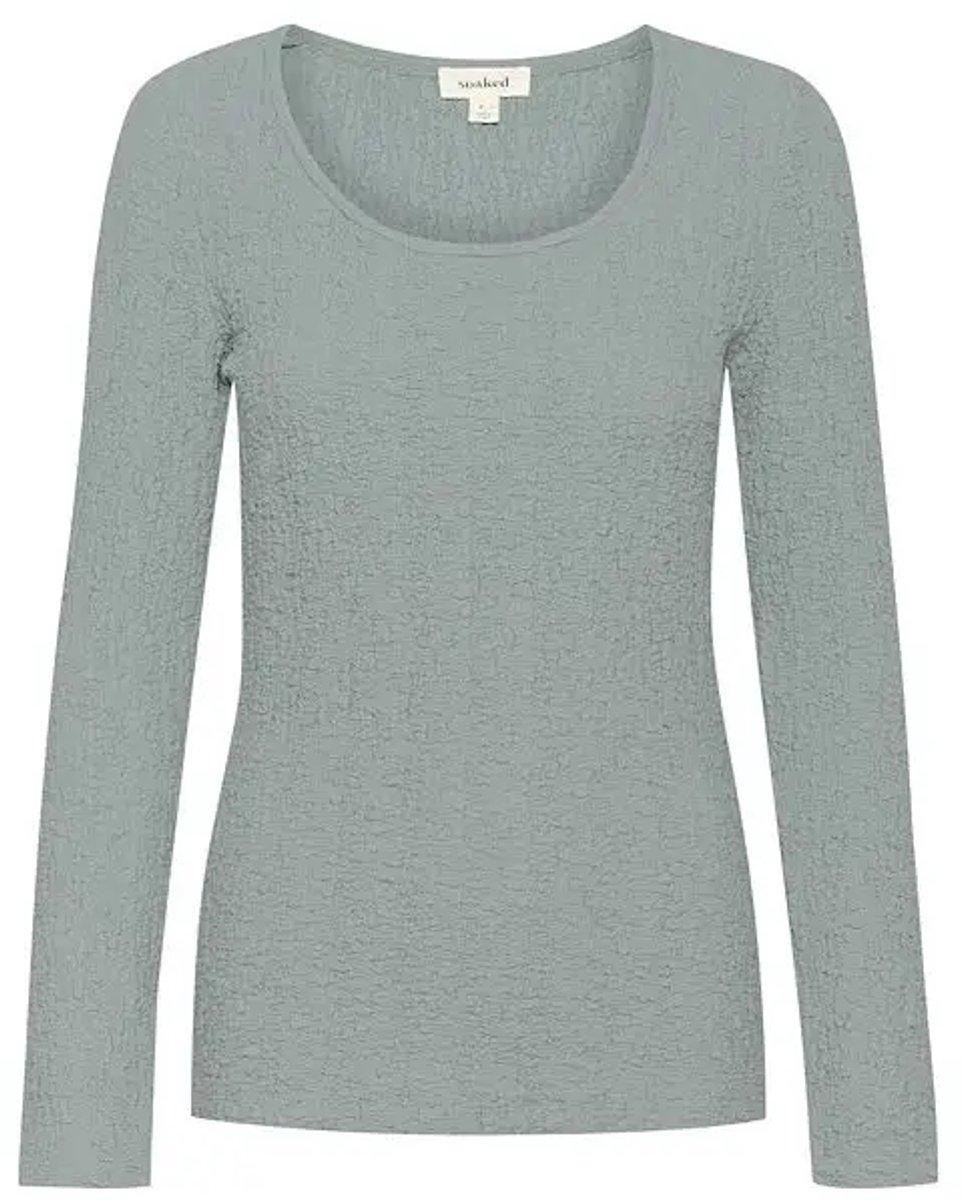 Dames-T-shirt met lange mouwen Soaked in Luxury Dauphine