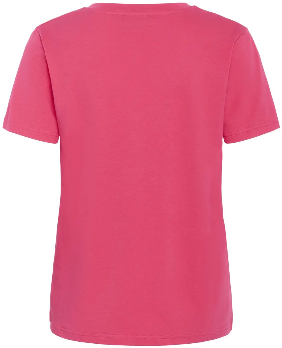Dames-T-shirt met V-hals KAFFE Marin