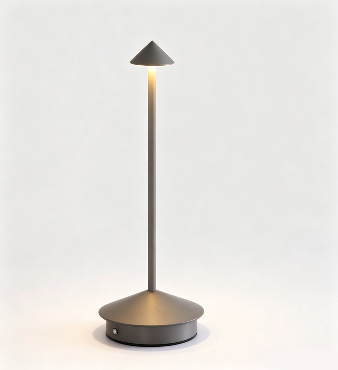 Oneay Nachtlampje / Creatieve tafellamp met puntvormige bovenkant — Oplaadbare lamp voor kamperen in de buitenlucht, sfeerverlichting voor restaurants, cafés en bars — Geschikt voor binnen- en buitengebruik.