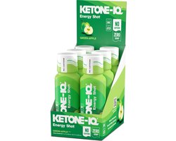 Ketone-IQ Energy Shot - Green Apple 6-Pack – Ketonen Drink voor Focus & Energie – Zonder Suiker – 6 x 59 ml