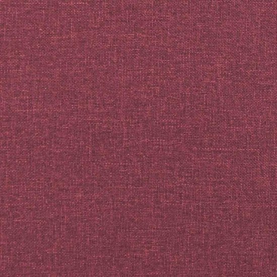 Relaxstoel stof - Comfortabele stoel - Ontspannen thuis - Traploos verstelbaar - 75 x 145 cm - Wijnrood — afbeelding 2