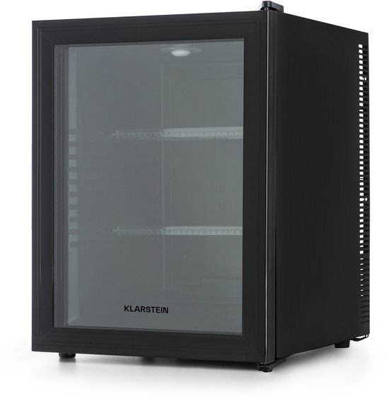 Drankenkoeler Klarstein Brooklyn 42L, minibar koelkast met glazen deur, LED, compressor, 12-18°C, compact