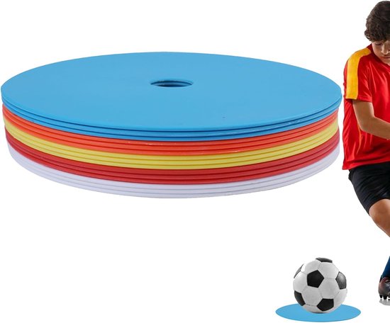 Voetbal Trainingsschijven - Markeerplaten Oefen - Sportvaardigheid Verbeteren - Antislip Ontwerp - 15.5 cm - Meerdere Kleuren — afbeelding 5