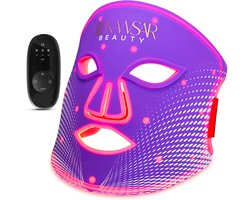 Kawsar Beauty® Premium LED Masker – Near Infrarood + 7 Kleuren | LED Face Mask | Gezichtsmasker | Facelift Apparaat | Red light Therapy | Huidverjongingsapparaat | Anti-Aging, Huidversteviging & Stralende Gloed