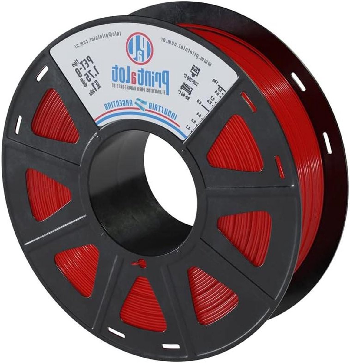 3D Print Filament - PETG Draad - Objecten Maken - Hoge Kwaliteit - 1.75 mm - Transparant Rood