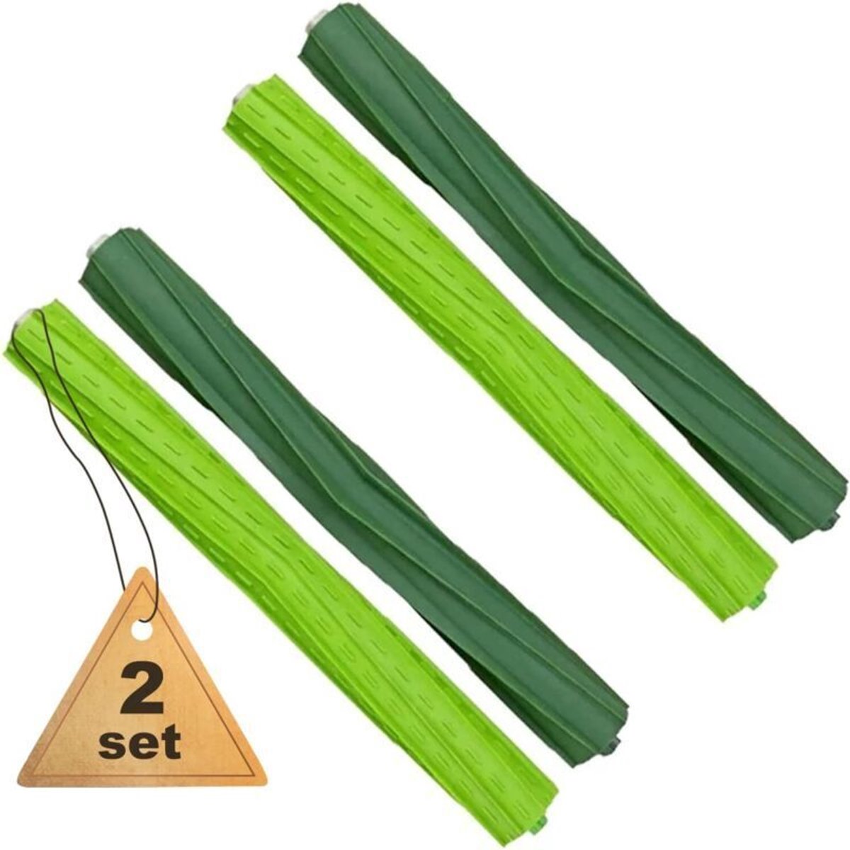 Twee rubberen rolborstels, Geschikt voor iRobot Roomba S9 (9150), S9+ (9550) S serie