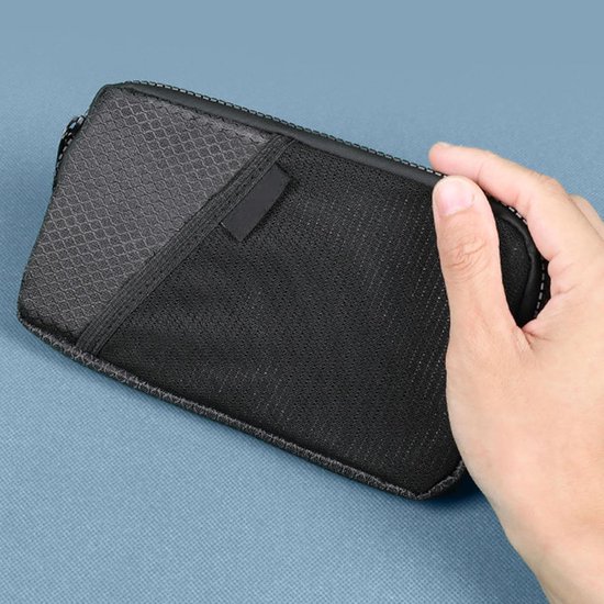 Generieke Fiets Telefoonhouder – Multifunctioneel Etui Met Kaartvak, Schokbestendig, Geel/zwart