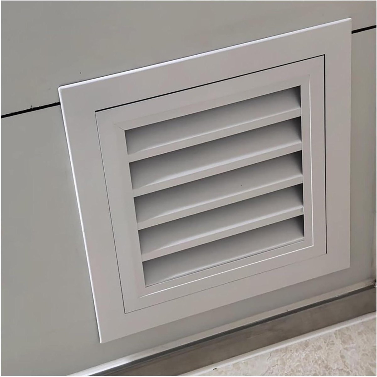 Ventilatierooster - Luchtuitlaat - Luchtstroom Verbeteren - Geluidsarme Werking - 55 x 86 cm - Wit