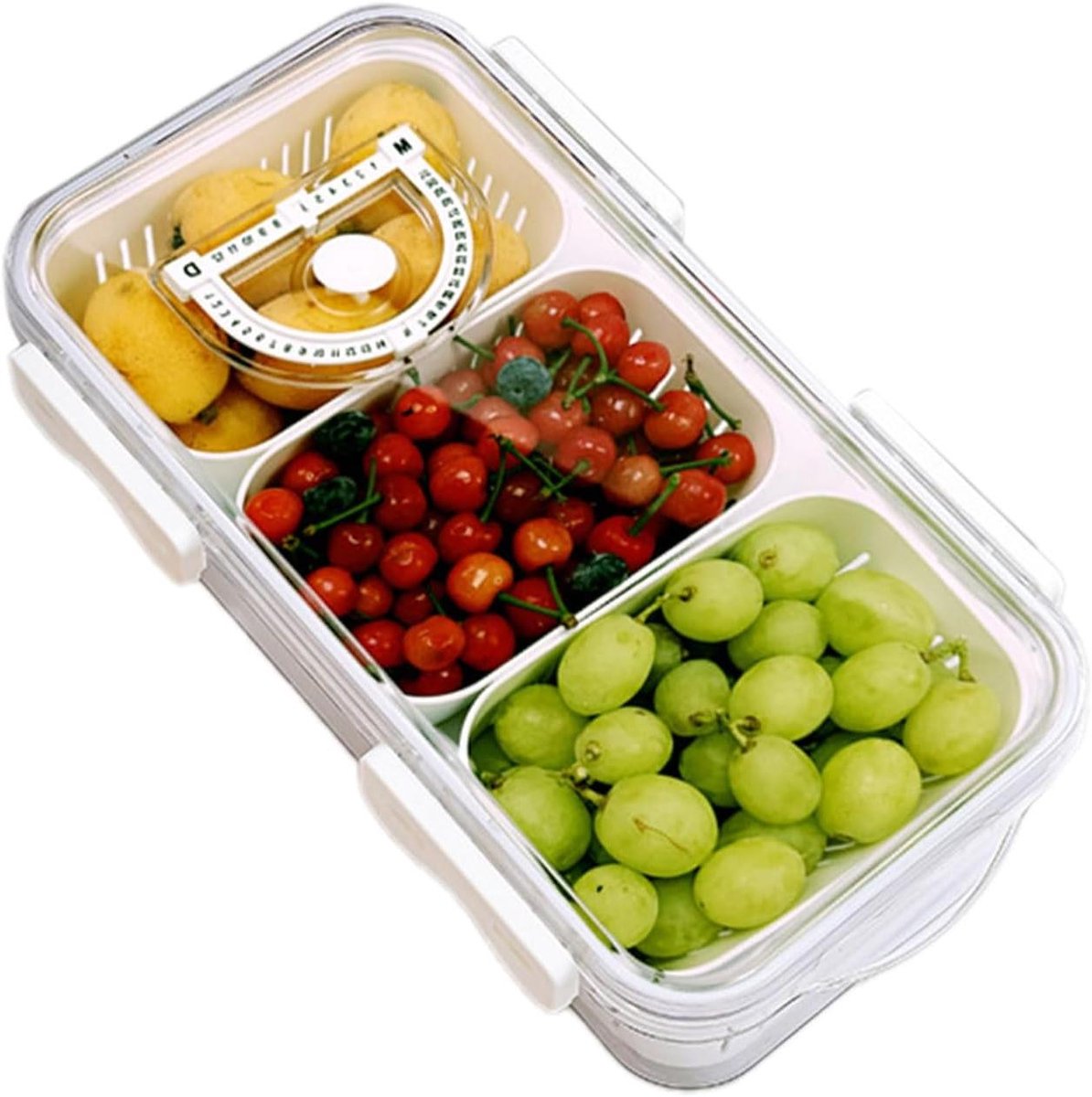 Koelkast Organizer - Voedselcontainer Bakje - Levensmiddelen Bewaren - Intelligente Ingrediëntenbewaking - 335x185x10 cm - Transparant