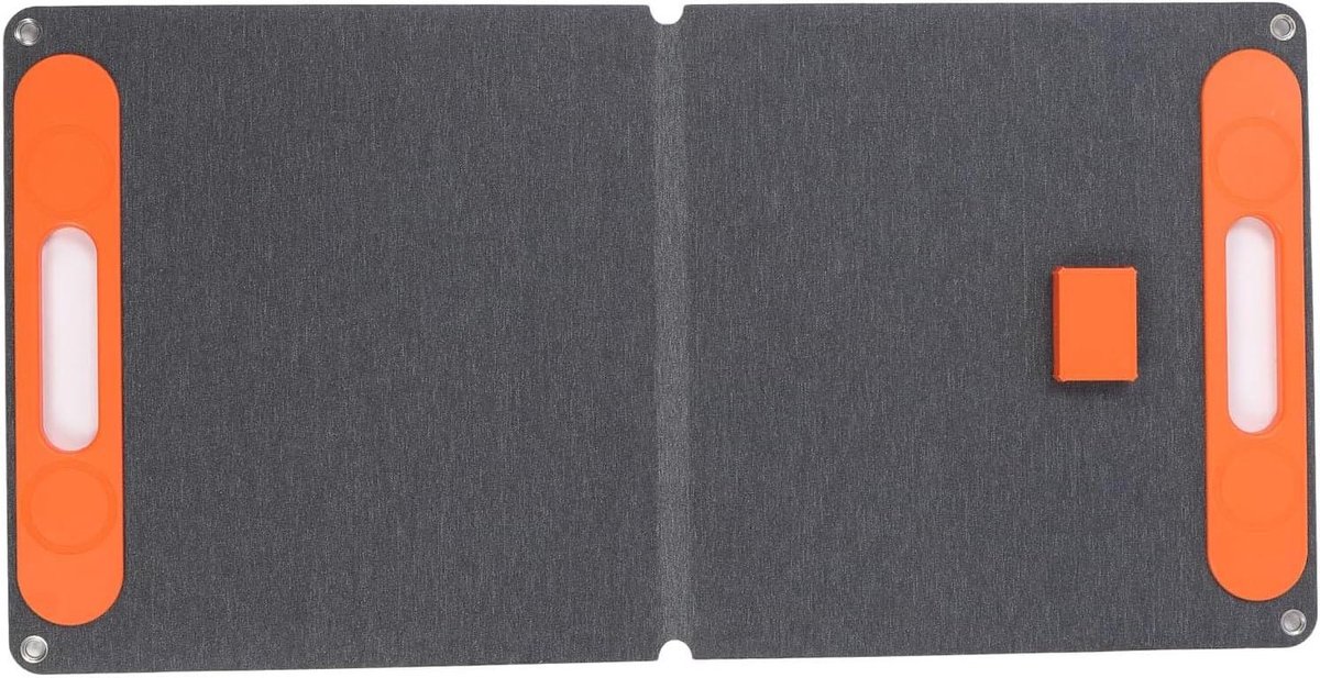 Opvouwbaar Zonnepaneel - Draagbare Energie - Outdoor Opladen - Dubbele USB Uitgang - 80W - Grijs