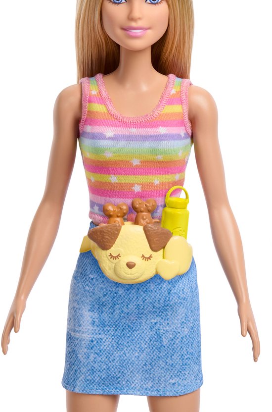 Barbie Pets Skaten en Rennen Pup - Blonde Pop met Puppy en Skates en Accessoires — afbeelding 2