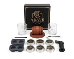 Aravé® Deluxe Whiskey Smoker - Cocktail Smoker - Premium Whiskey Smoker Set - Whiskey - Cocktail
