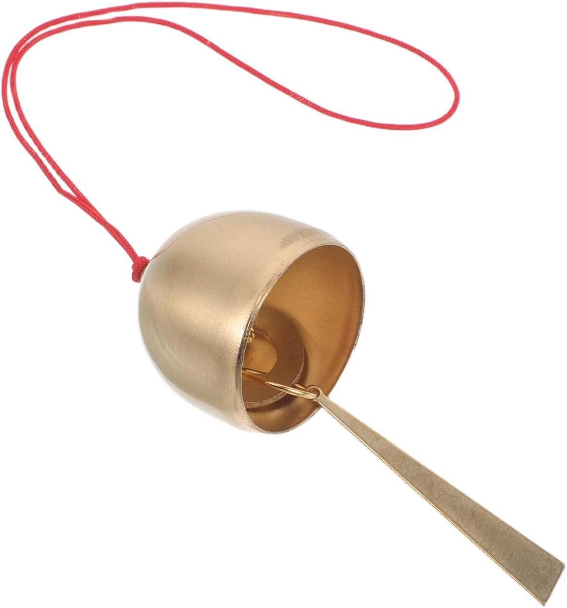 Deurbel Decoratie - Hangende Bel - Feestelijke Sfeer - Koperen Windgong - 20.5 cm - Goud