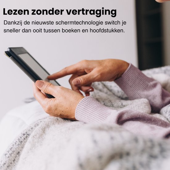 Viciq Luma Pro ereader - 2026 model E-reader - Schermverlichting en Nachtmodus - 64GB opslag- 6 inch touchscreen - Storytell - e reader - Inclusief oplader - Inclusief leren beschermhoes — afbeelding 5
