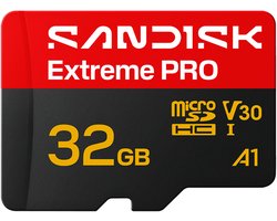SanDisk microSDHC Extreme PRO 32GB (UHS-I, R100MB/s / W90MB/s, 5K, 4K UHD) + Ad