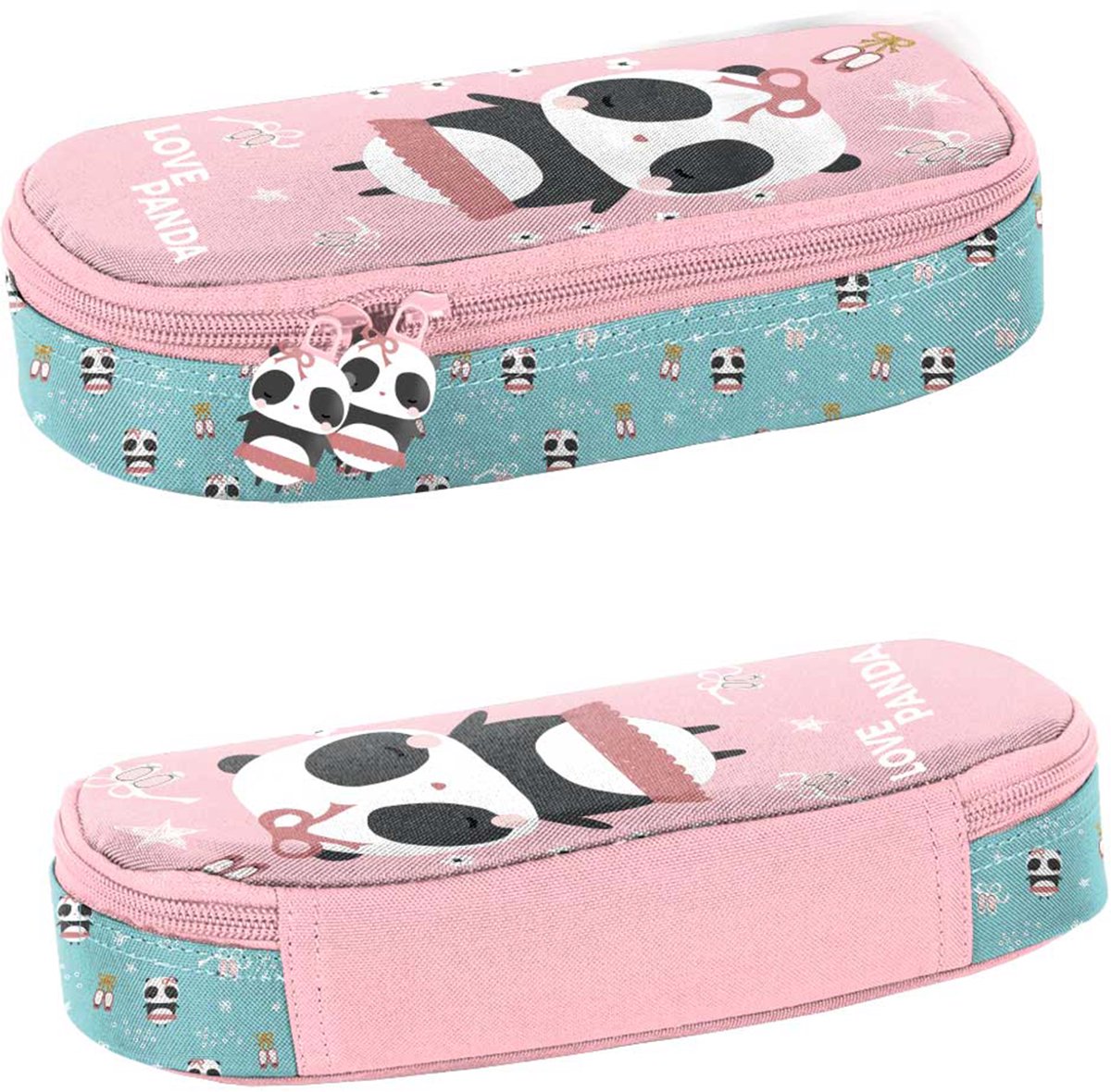 Panda Etui, Love - 23 x 10 x 5 cm - Polyester