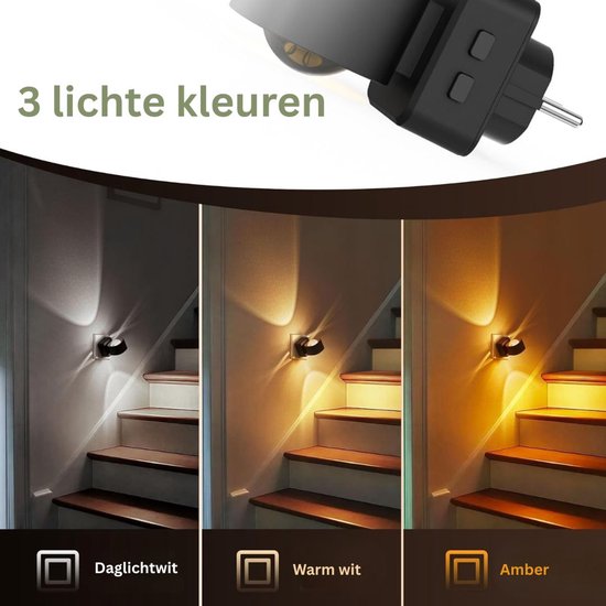 MKSS®Stekkerlamp Dimbaar voor Binnen - Stopcontactlamp - Stekkerspots