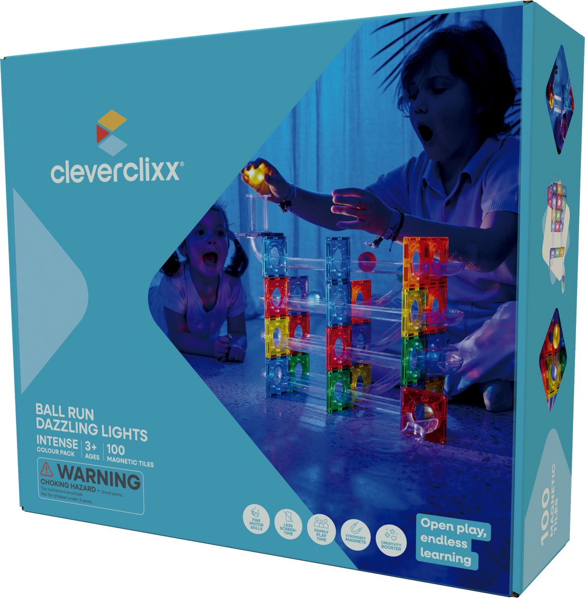 Cleverclixx Ball Run Dazzling Lights Pack Intense - 100 Stuks - Duurzaam