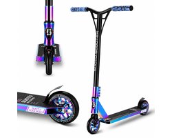 Suotu Stuntstep - Step - Kinderstep - Silent axle - Chrome ABEC-9 bearing - Speelgoed Jongens/Meisjes - Aluminium - Rainbow